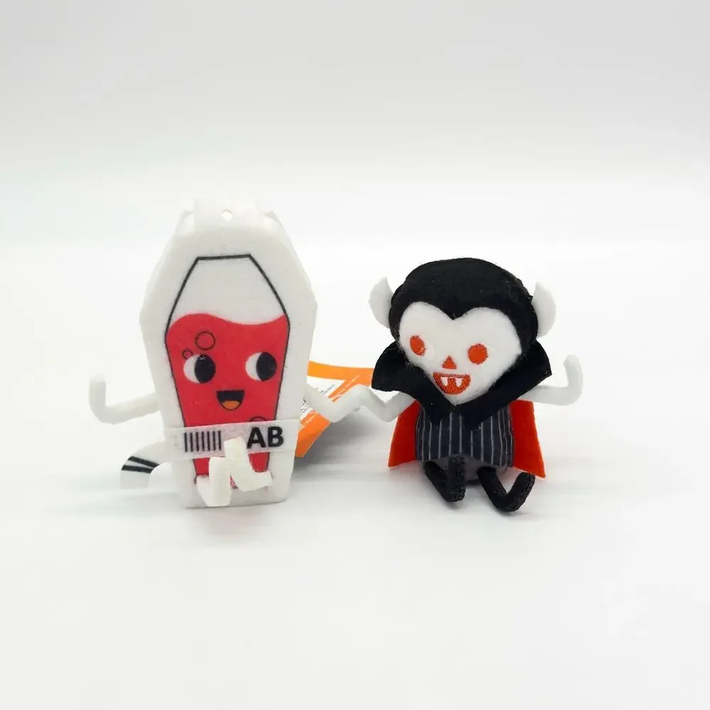 Target Hyde & Eek Dracula Vampire & Blood Felt Duo Halloween Figure NEW